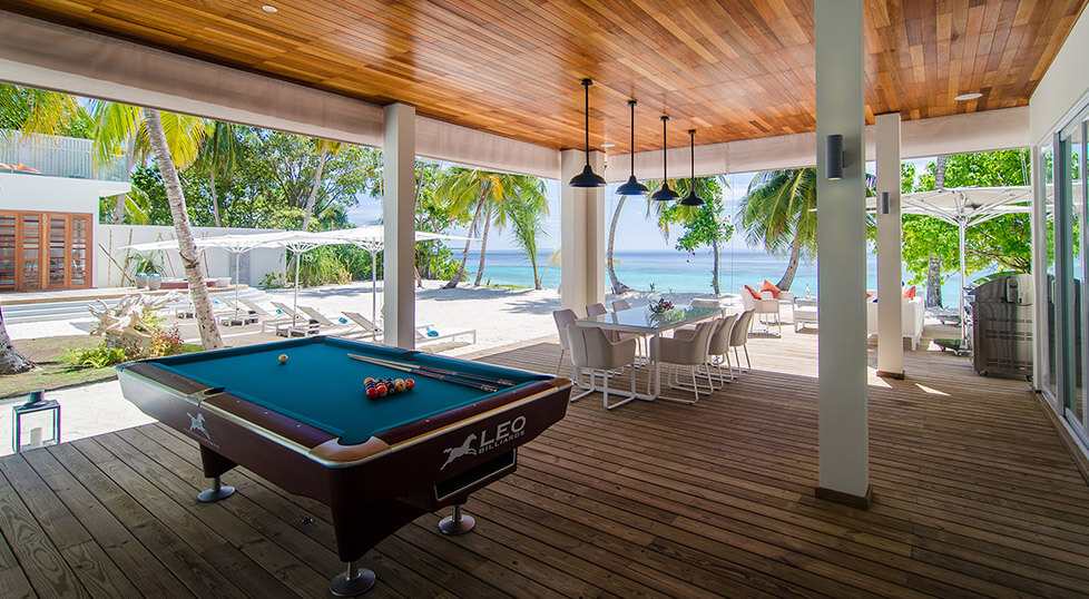 The Amilla Villa Estate - Open living pavilion