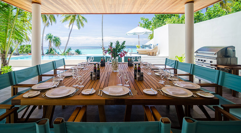 The Great Beach Villa Residence - The ultimate dining setting