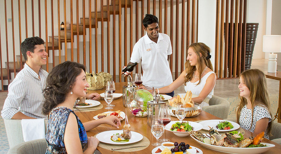 The Great Beach Villa Residence - In villa dining